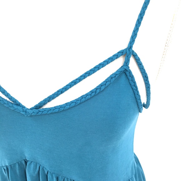 American Eagle outfitters AEO Tank Top Blue Soft & Sexy strappy modal S women's - Picture 2 of 16